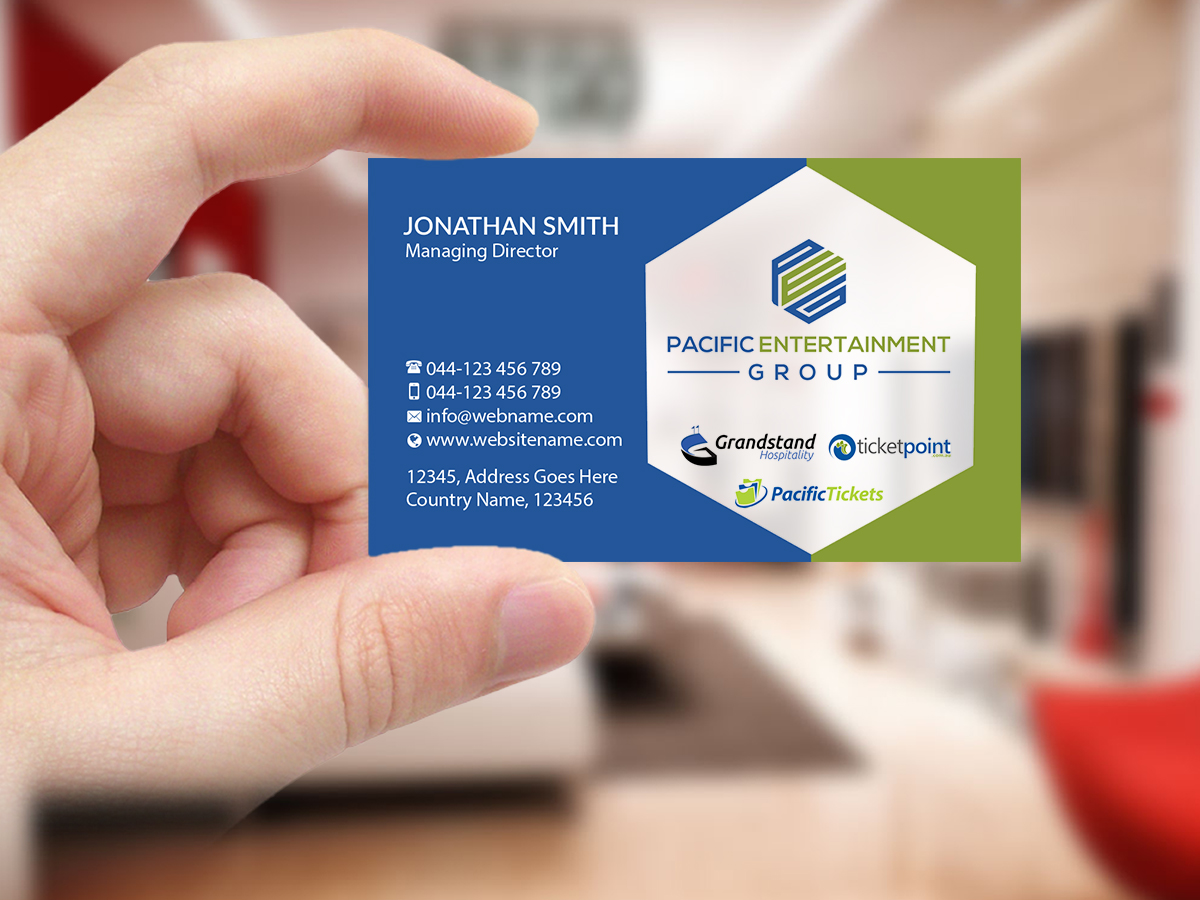 Business Card Design by Creations Box 2015 for Pacific Tickets | Design #17725948
