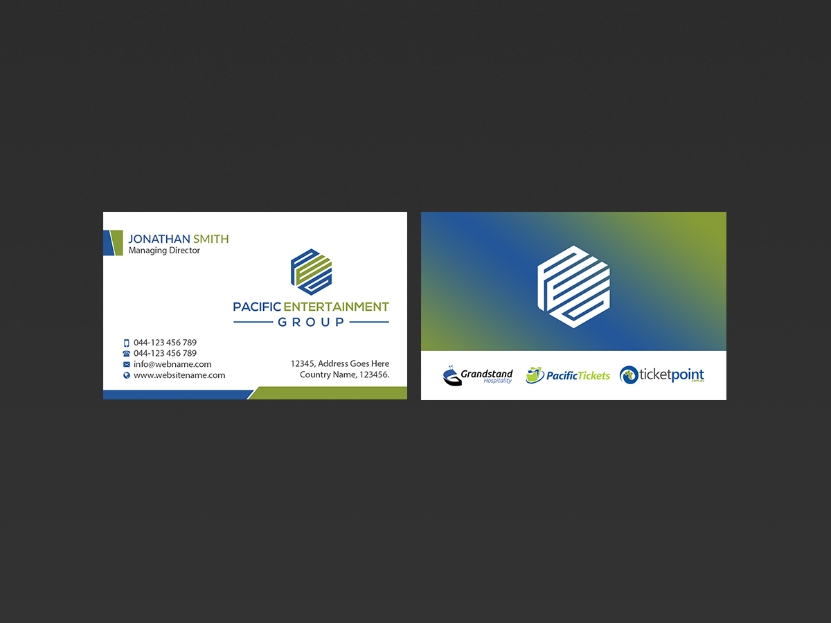 Business Card Design by Creations Box 2015 for Pacific Tickets | Design #17725966
