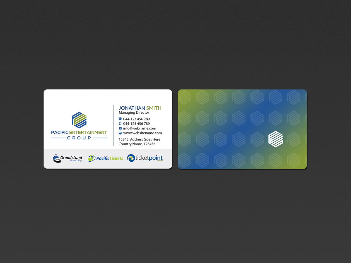 Business Card Design by Creations Box 2015 for Pacific Tickets | Design #17725968