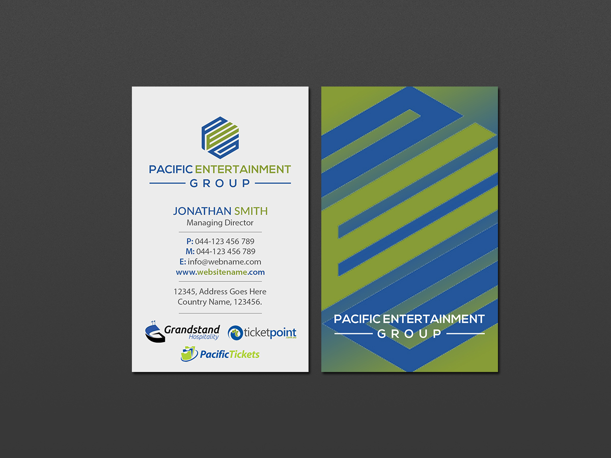Business Card Design by Creations Box 2015 for Pacific Tickets | Design #17725972