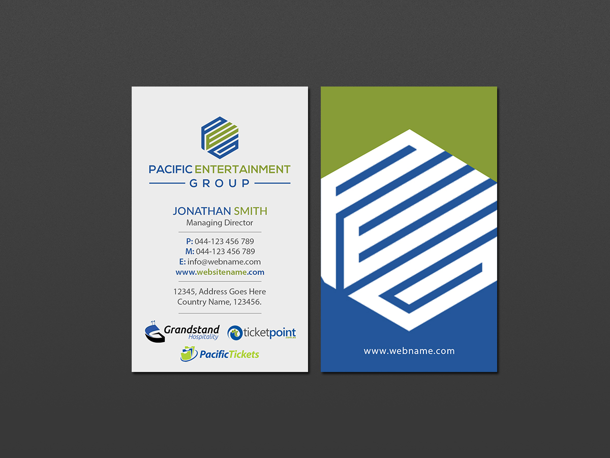 Business Card Design by Creations Box 2015 for Pacific Tickets | Design #17725973