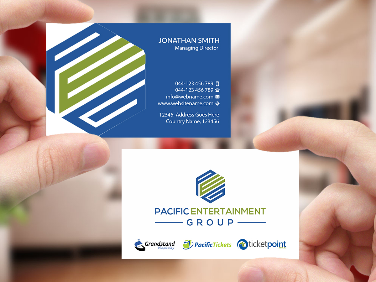 Diseño de Tarjeta de Presentación por Creations Box 2015 para Pacific Tickets | Diseño #17725976