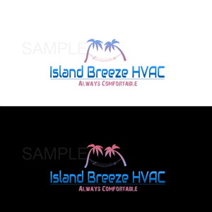 Island Breeze HVAC           Always Comfortable | Logo Design by  Andy Dollinger