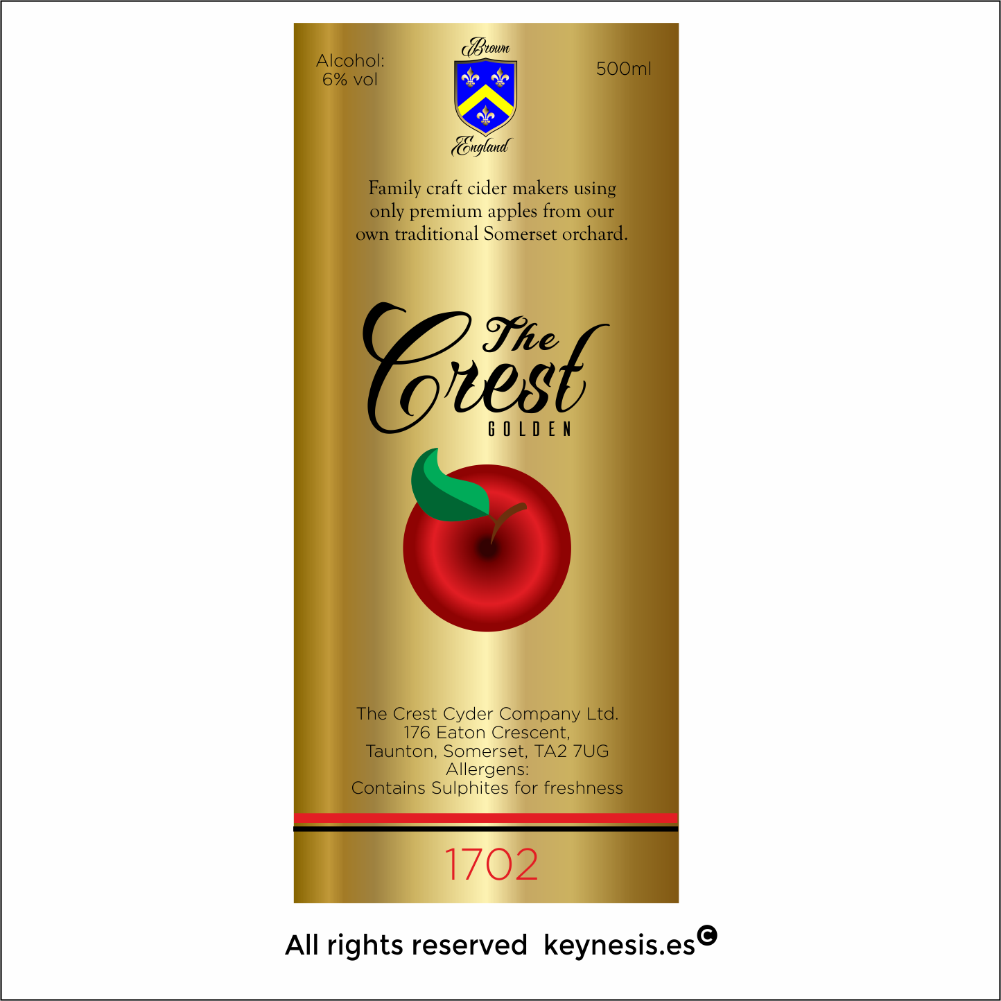 Label Design by keynesis for The Crest Cyder Company | Design #17881289