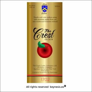 Label Design by keynesis for The Crest Cyder Company | Design: #17881289