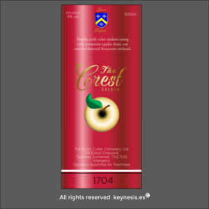 Label Design by keynesis for The Crest Cyder Company | Design: #17881291