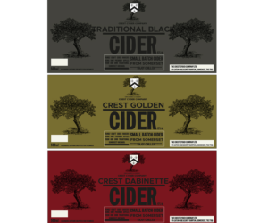 Label Design by Jenny P for The Crest Cyder Company | Design: #17791451