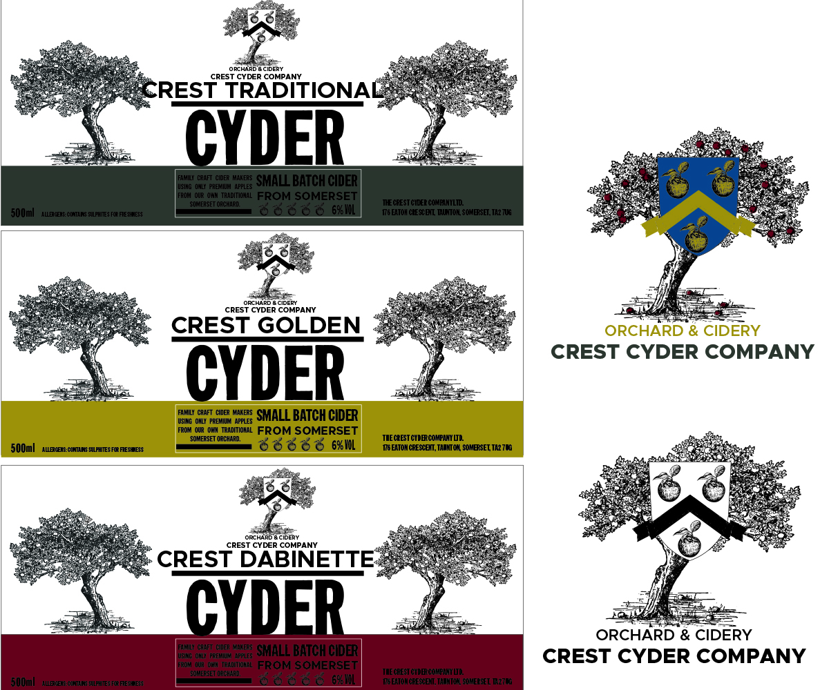 Diseño de Etiqueta por Jenny P para The Crest Cyder Company | Diseño #17820698