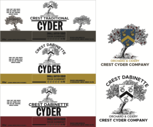 Label Design by Jenny P for The Crest Cyder Company | Design: #17849722