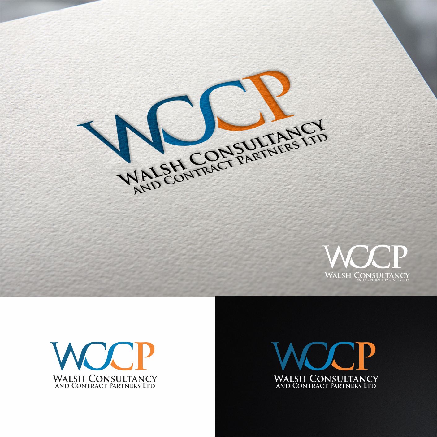 Logo Design by Arham Hidayat for Walsh Consultancy and Contract Partners Ltd. | Design #17795567