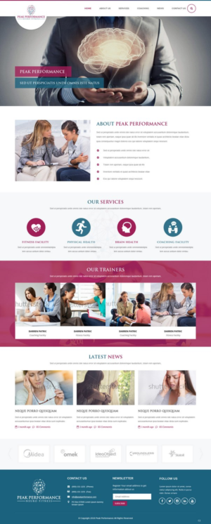 Design Wordpress par pb pour NeuroPrima | Design : #17741536