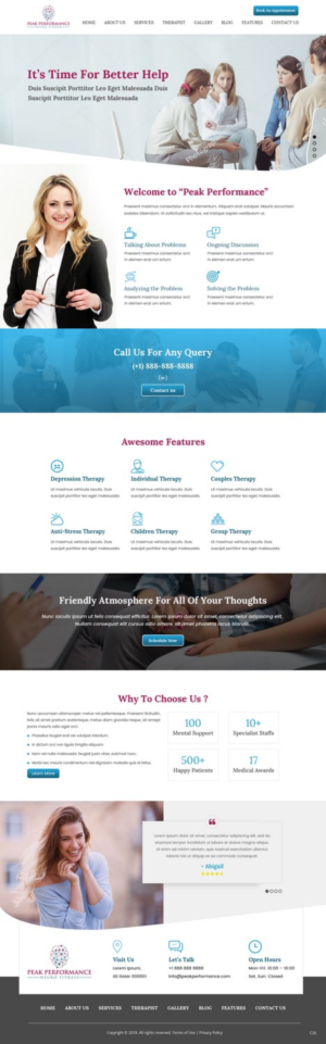 Design Wordpress par pb pour NeuroPrima | Design : #17741545