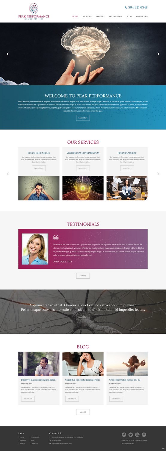 WordPress-Design von pb für NeuroPrima | Design #17741547