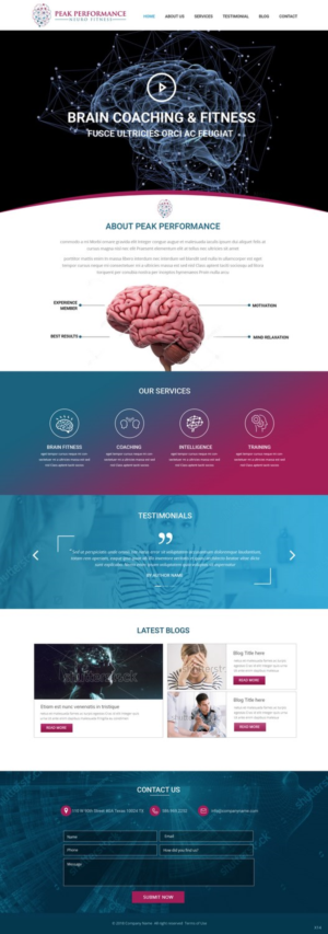 Design Wordpress par pb pour NeuroPrima | Design : #17741549