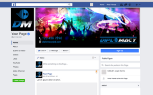 Facebook-Design von uk