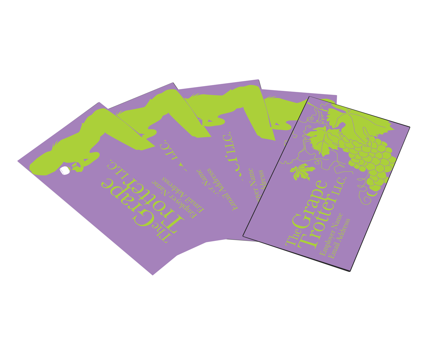 Logo Design by Varalyn Xiong for The Grape Trotter LLC. | Design #17759595