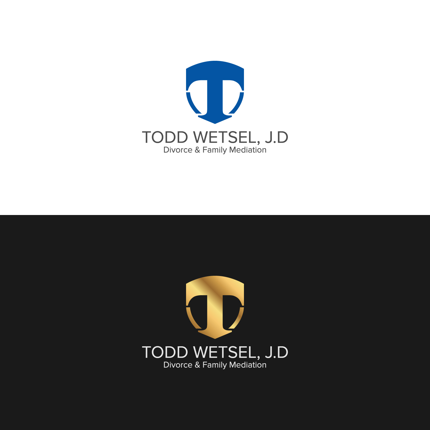 Logo Design by MindControl for Todd Wetsel, J.D.,  | Design #17730605