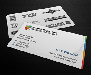 Business Card Design Project - Manufacturers' Representative  | Business Card Design by MPStudio