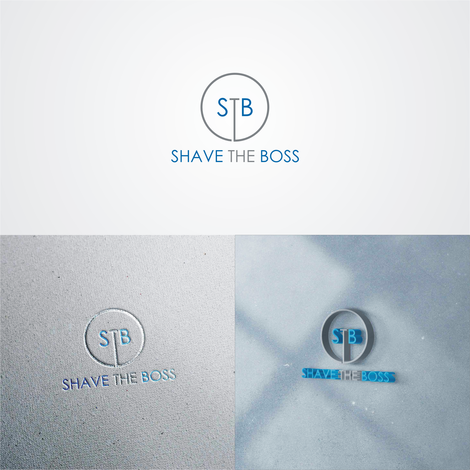 Logo Design by PAYUNG Media Creative for Shave The Boss | Design #17830563