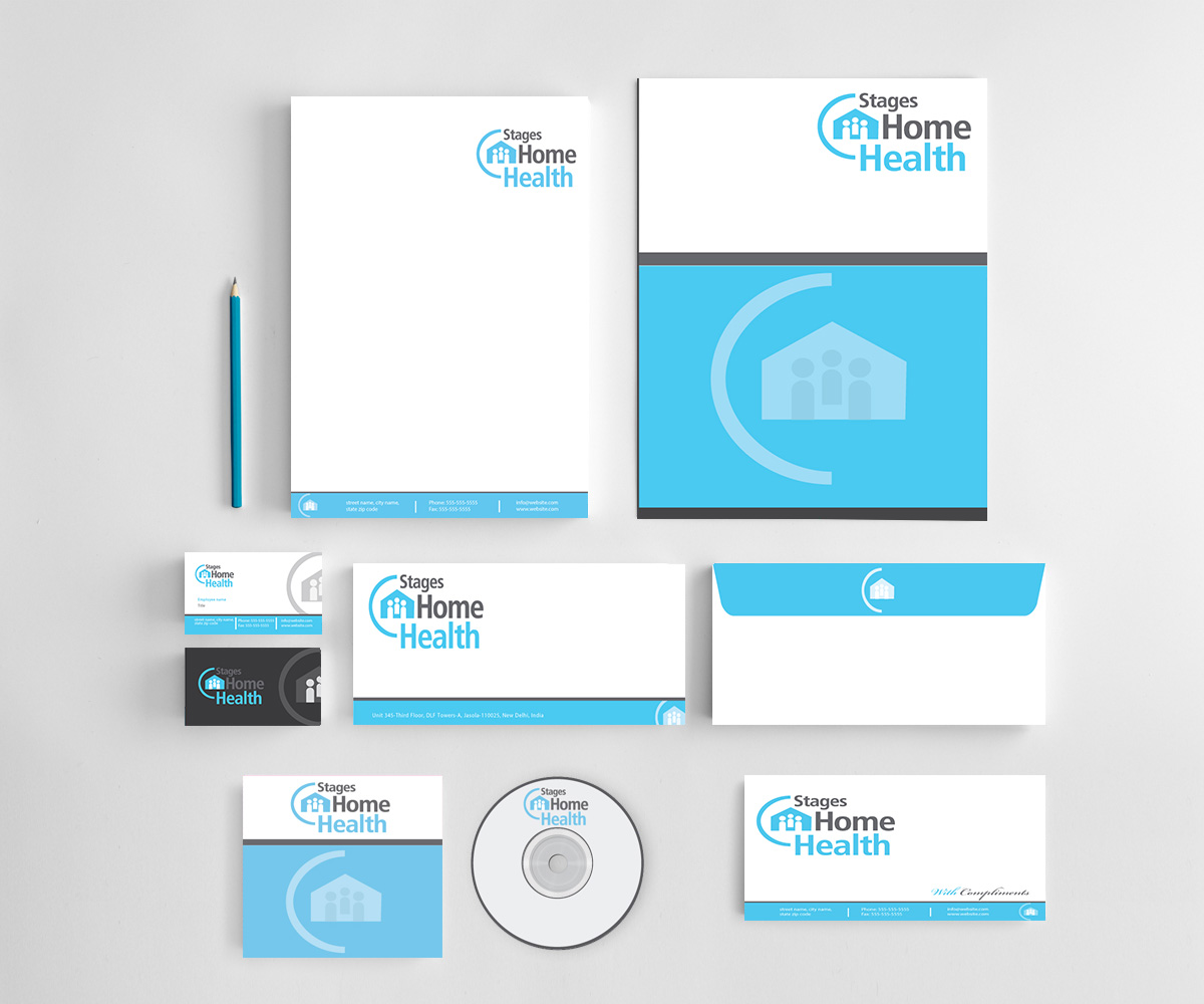 Stationery Design by DSGrafix for Stages Home Health  | Design #2759046