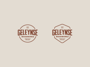 Geleynse Woodworks - Kemptville Ontario | Logo Design by mldtrvs