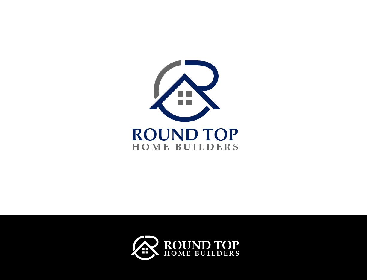 Logo Design by Knockout for Round Top Home Builders | Design #18879080