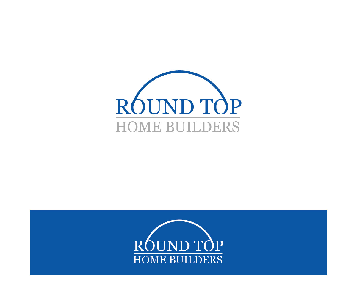 Logo Design by Isnah Logo for Round Top Home Builders | Design #18882633