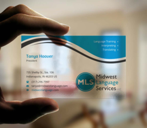 Visitenkarten-Design von INDIAN_Ashok für Midwest Language Services, LLC | Design: #17744311