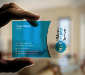 Business Card Design by INDIAN_Ashok for Midwest Language Services, LLC | Design: #17744315