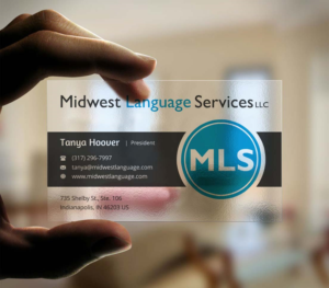 Business Card Design by INDIAN_Ashok for Midwest Language Services, LLC | Design: #17744316