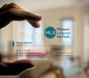 Business Card Design by INDIAN_Ashok for Midwest Language Services, LLC | Design: #17744318
