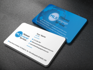 Visitenkarten-Design von Riz' für Midwest Language Services, LLC | Design: #17771455
