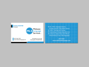 Visitenkarten-Design von Creations Box 2015 für Midwest Language Services, LLC | Design: #17743154