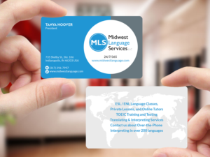Business Card Design by Creations Box 2015 for Midwest Language Services, LLC | Design: #17768480