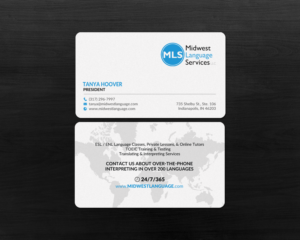 Visitenkarten-Design von chandrayaan.creative für Midwest Language Services, LLC | Design: #17735789