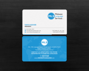 Business Card Design by chandrayaan.creative for Midwest Language Services, LLC | Design: #17735842