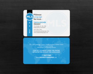 Business Card Design by chandrayaan.creative for Midwest Language Services, LLC | Design: #17735843