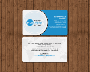 Business Card Design by chandrayaan.creative for Midwest Language Services, LLC | Design: #17735846