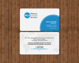 Visitenkarten-Design von chandrayaan.creative für Midwest Language Services, LLC | Design: #17735964