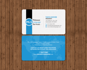 Business Card Design by chandrayaan.creative for Midwest Language Services, LLC | Design: #17735965