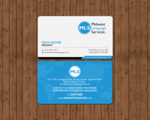 Visitenkarten-Design von chandrayaan.creative für Midwest Language Services, LLC | Design: #17735996
