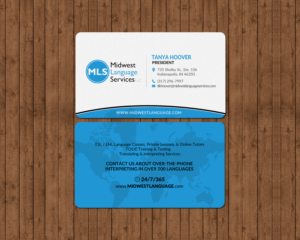 Business Card Design by chandrayaan.creative for Midwest Language Services, LLC | Design: #17747858
