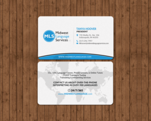 Business Card Design by chandrayaan.creative for Midwest Language Services, LLC | Design: #17747860