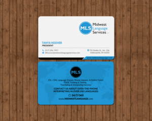 Business Card Design by chandrayaan.creative for Midwest Language Services, LLC | Design: #17747867