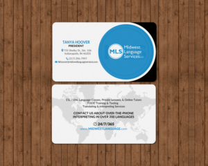 Visitenkarten-Design von chandrayaan.creative für Midwest Language Services, LLC | Design: #17748097