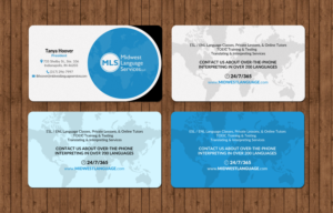Business Card Design by chandrayaan.creative for Midwest Language Services, LLC | Design: #17767233