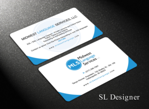 Visitenkarten-Design von SL Designer für Midwest Language Services, LLC | Design: #17745252