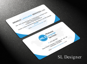 Business Card Design by SL Designer for Midwest Language Services, LLC | Design: #17747911
