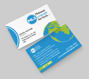 Business Card Design by designs.by.eleni for Midwest Language Services, LLC | Design: #17742011