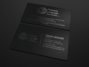 Business Card Design by Tripti Ranjan Gain for Midwest Language Services, LLC | Design: #17732992